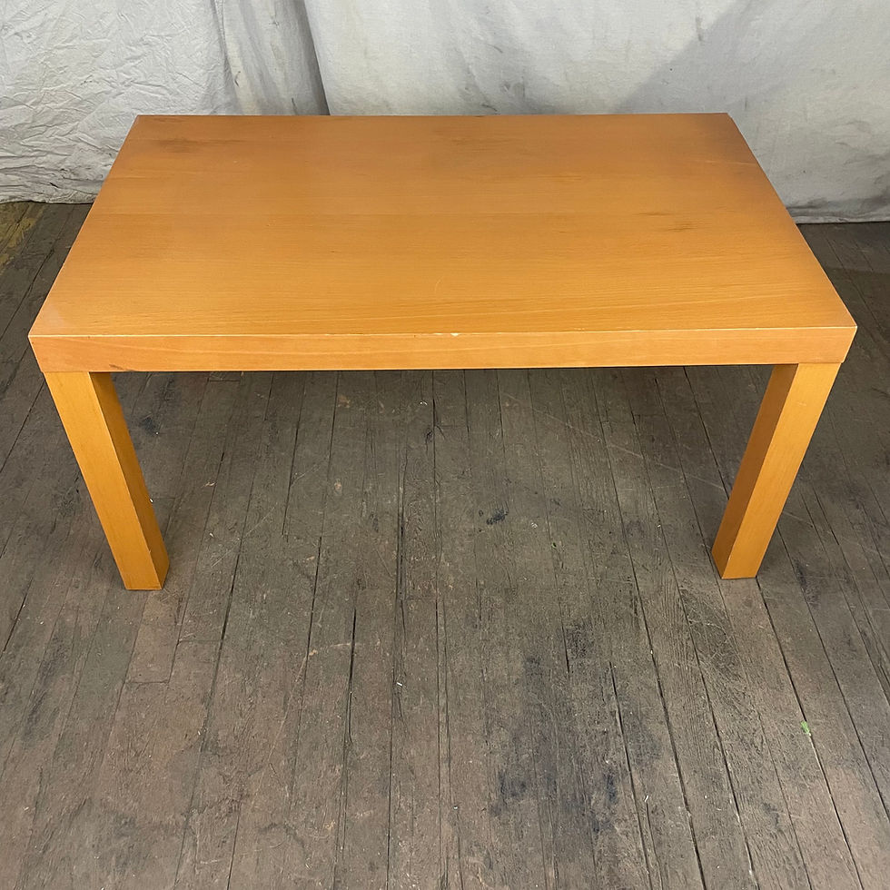 Thumbnail: Simple Modern Light Wood Coffee Table