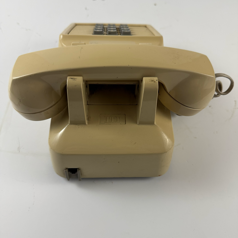 Thumbnail: Tan Push Button Touch Tone Telephone