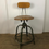 Thumbnail: Wood Seat Industrial Stool