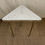Thumbnail: White Tiled Triangular Side Table