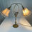 Thumbnail: Brass Dual Lucy & Ricky Bed Lamp