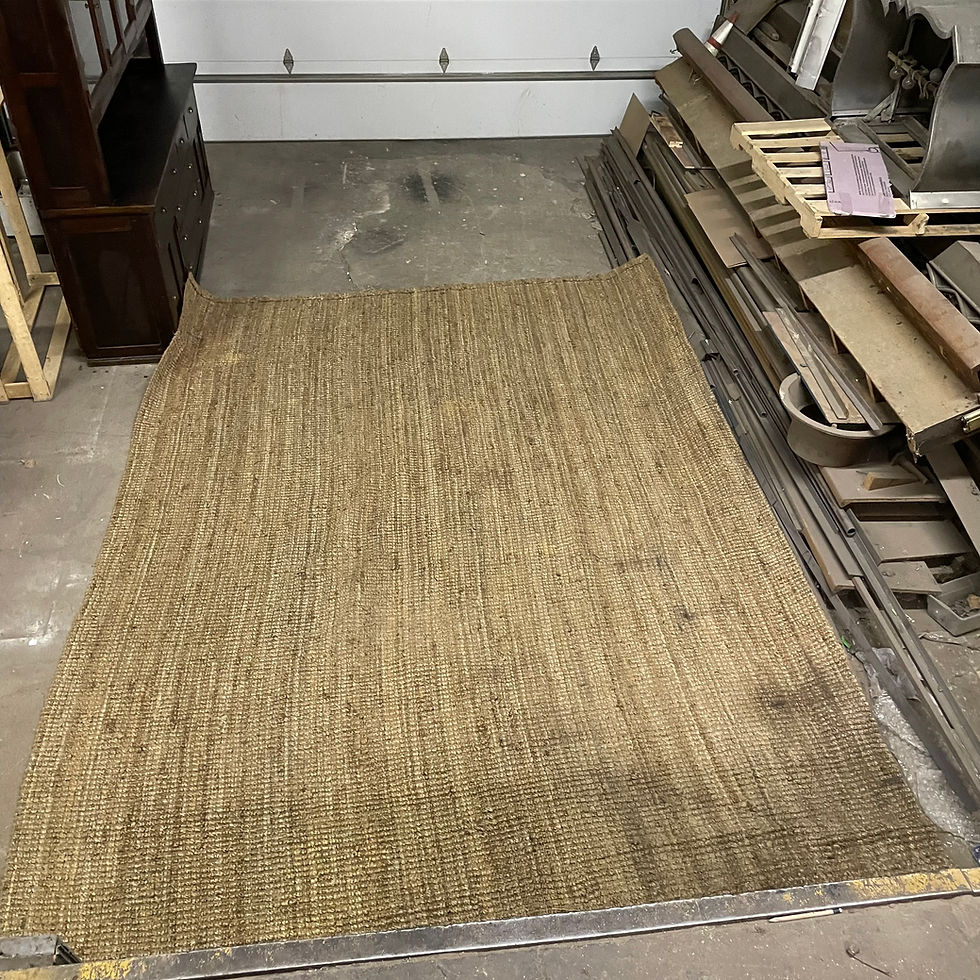 Thumbnail: #98 Large Woven Jute Rug