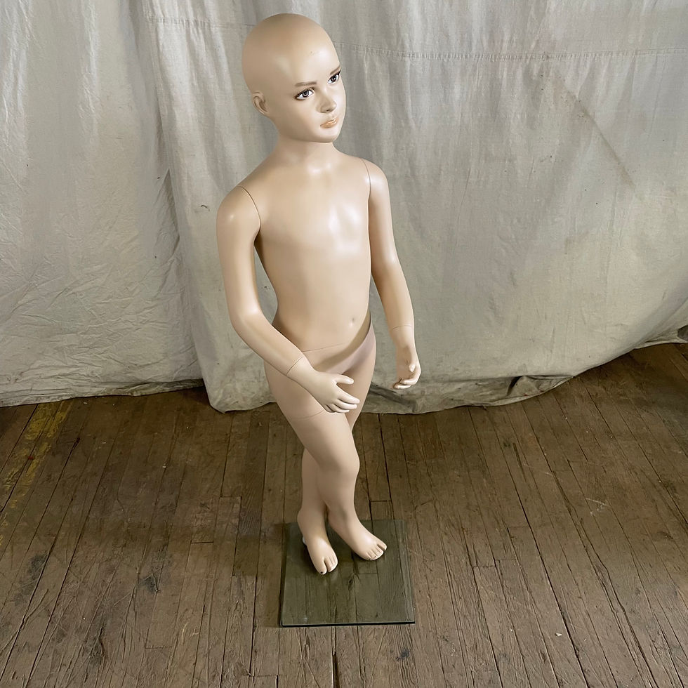 Thumbnail: Bald Cross Legged Child Mannequin