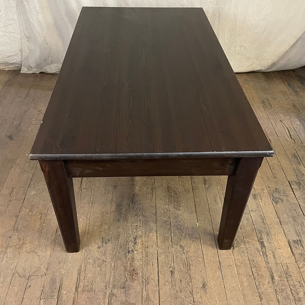 Thumbnail: Modern Dark Coffee Table w/ Drawer