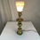 Thumbnail: Gold Tone Glass Globe Lamp