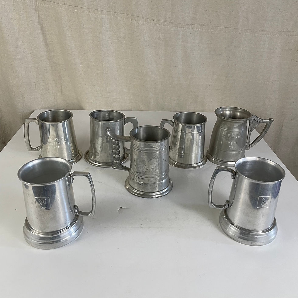 Thumbnail: Silver Trays and Mugs
