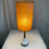 Thumbnail: Small 1950s Wood & White Ceramic Lamp