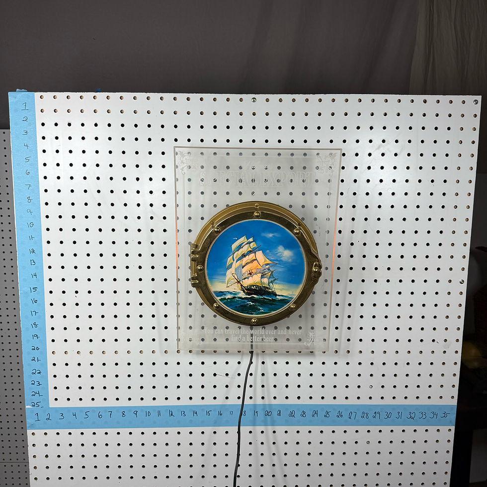 Thumbnail: Special Export Clear Porthole Lighted Sign