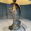 Thumbnail: Small Metal Sculptural Lamp