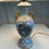 Thumbnail: Blue & Gold Victorian Scene Lamp