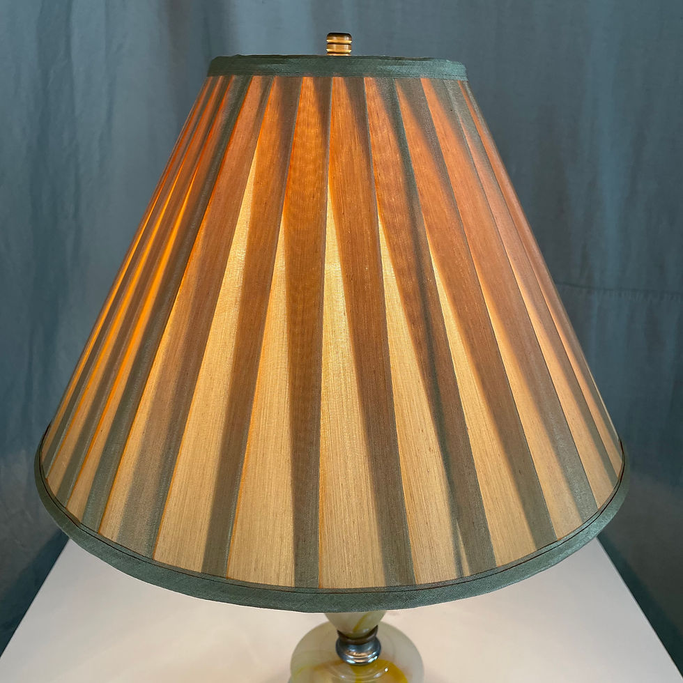 Thumbnail: White & Orange Stone Lamp
