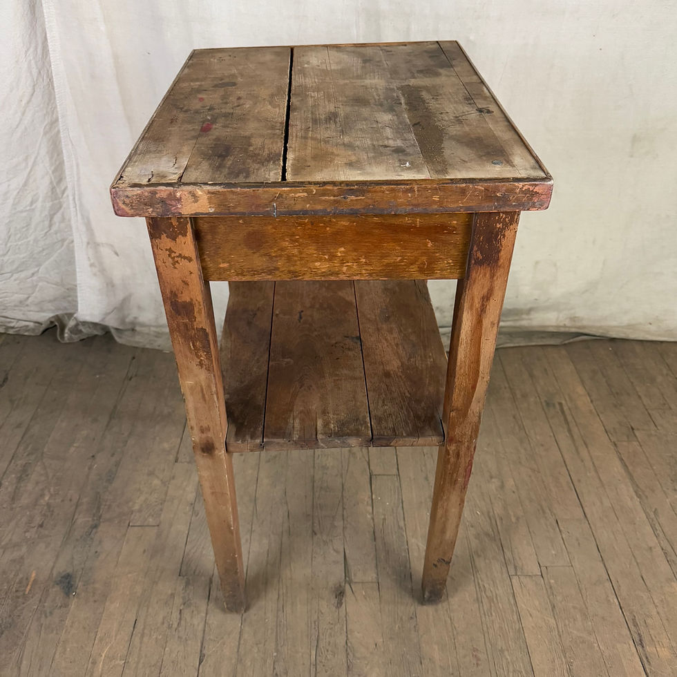 Thumbnail: Butcher Block Wooden Kitchen Prep Table
