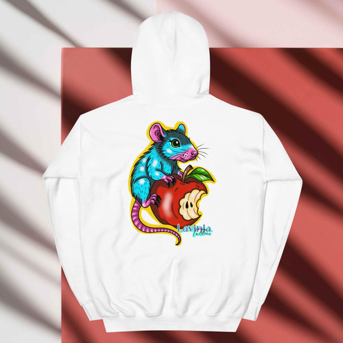 Unisex Hoodie Rat | Les Dix Noirs Tattoo