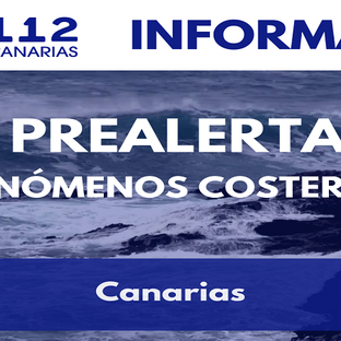 El Gobierno actualiza la situación de prealerta por fenómenos costeros en toda Canarias