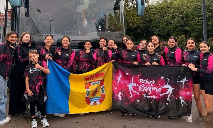  El Ayuntamiento de San Miguel de Abona  felicita a las patinadoras del Club Enigma