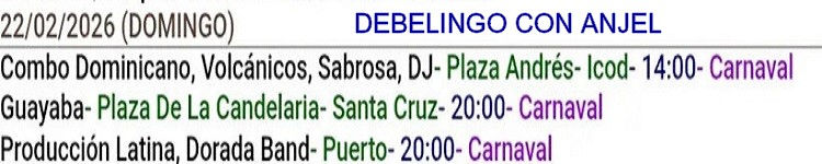 BAILES DOMINGO 22