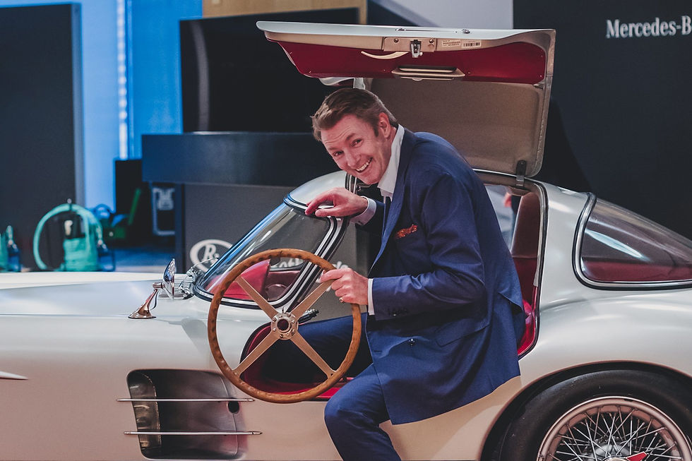 Simon Kidston at the Mercedes-Benz Museum