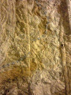 Nidia wedding dress texture detail 1