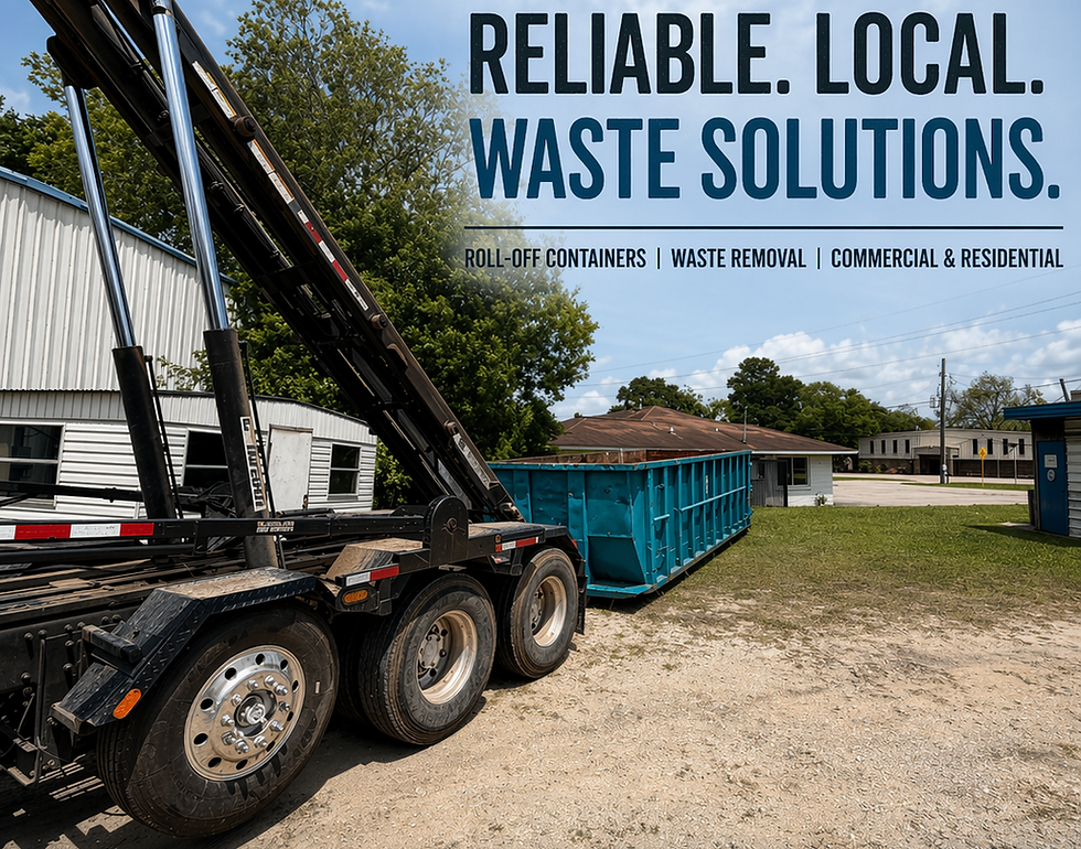 Reliable dumpster rental services in Houston. Platinum Waste offers 20, 30, and 40-yard roll-off dumpsters for construction,
