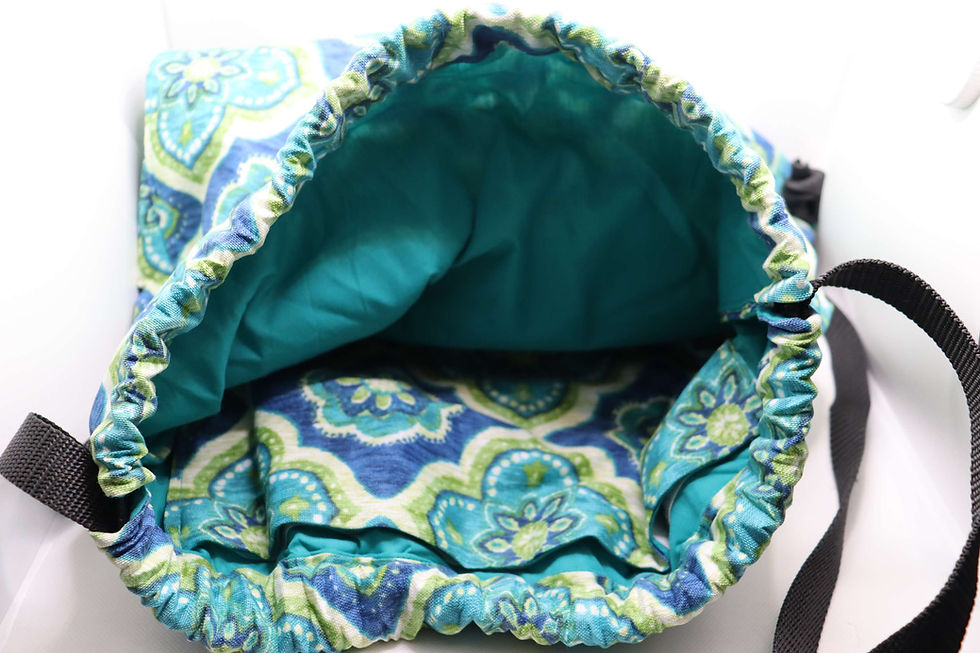 Thumbnail: The Adonis Flower Oversized Drawstring Backpack