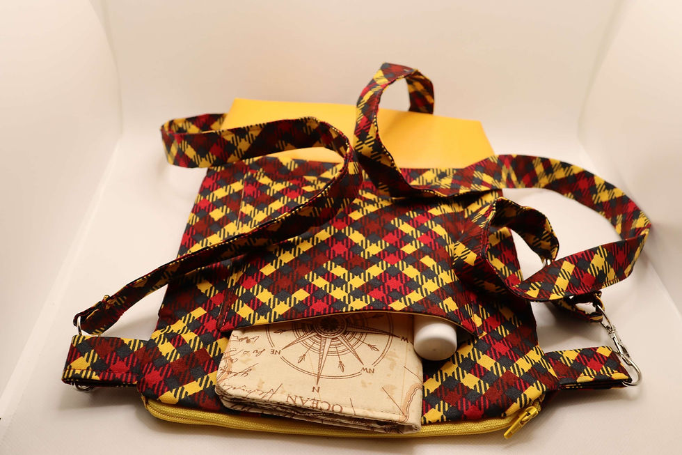 Thumbnail: Plaidnation: Autumn Rise 3in1 Shoulder Crossbody Backpack