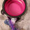 Thumbnail: Glitter Stargazer Bone Dog Poop Bag Holder With Collapsible Dog Bowl 