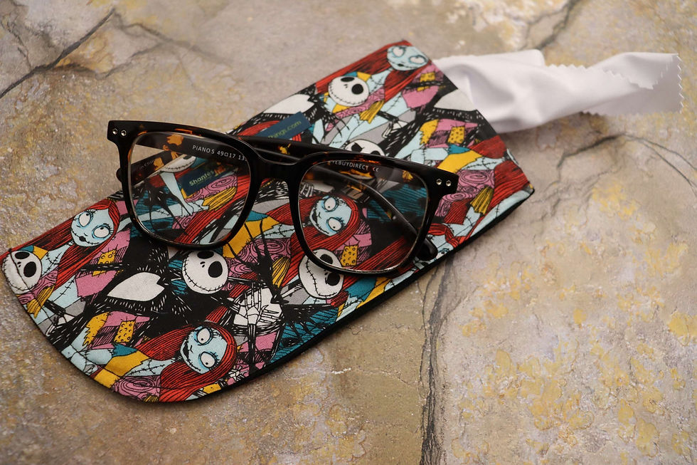 Thumbnail: Jack & Sally (The Nightmare Before Christmas) Soft Sunglasses Cases 