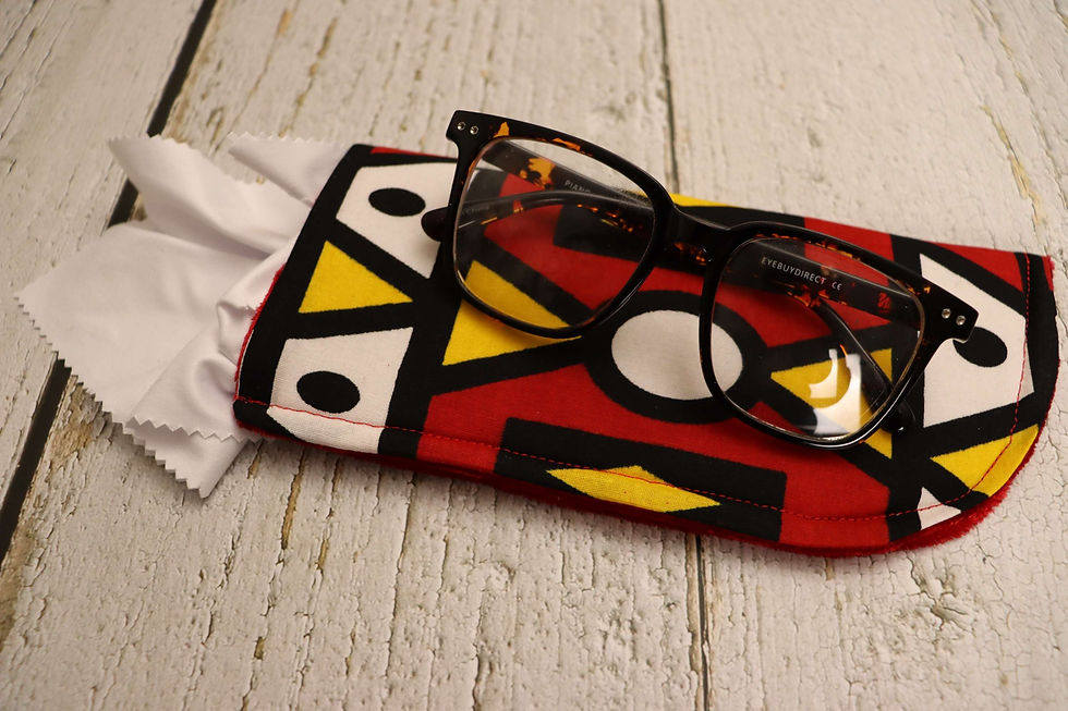 Thumbnail: Ankara Series: Angola Soft Sunglasses Case