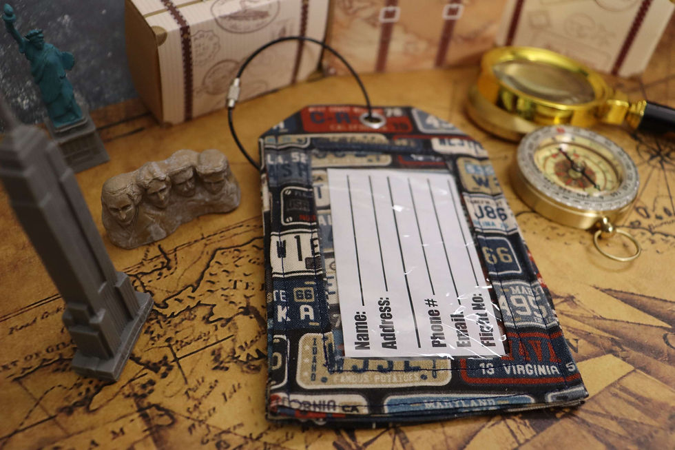 Thumbnail: License Place Mecha Luggage Tag