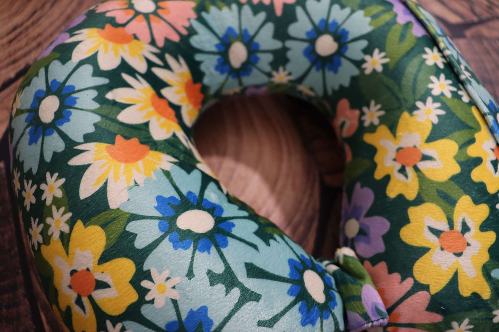 Thumbnail: The Flower Garden Travel Pillow