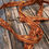 Thumbnail: Aztec Heritage: Orange Dog Collar & Leash