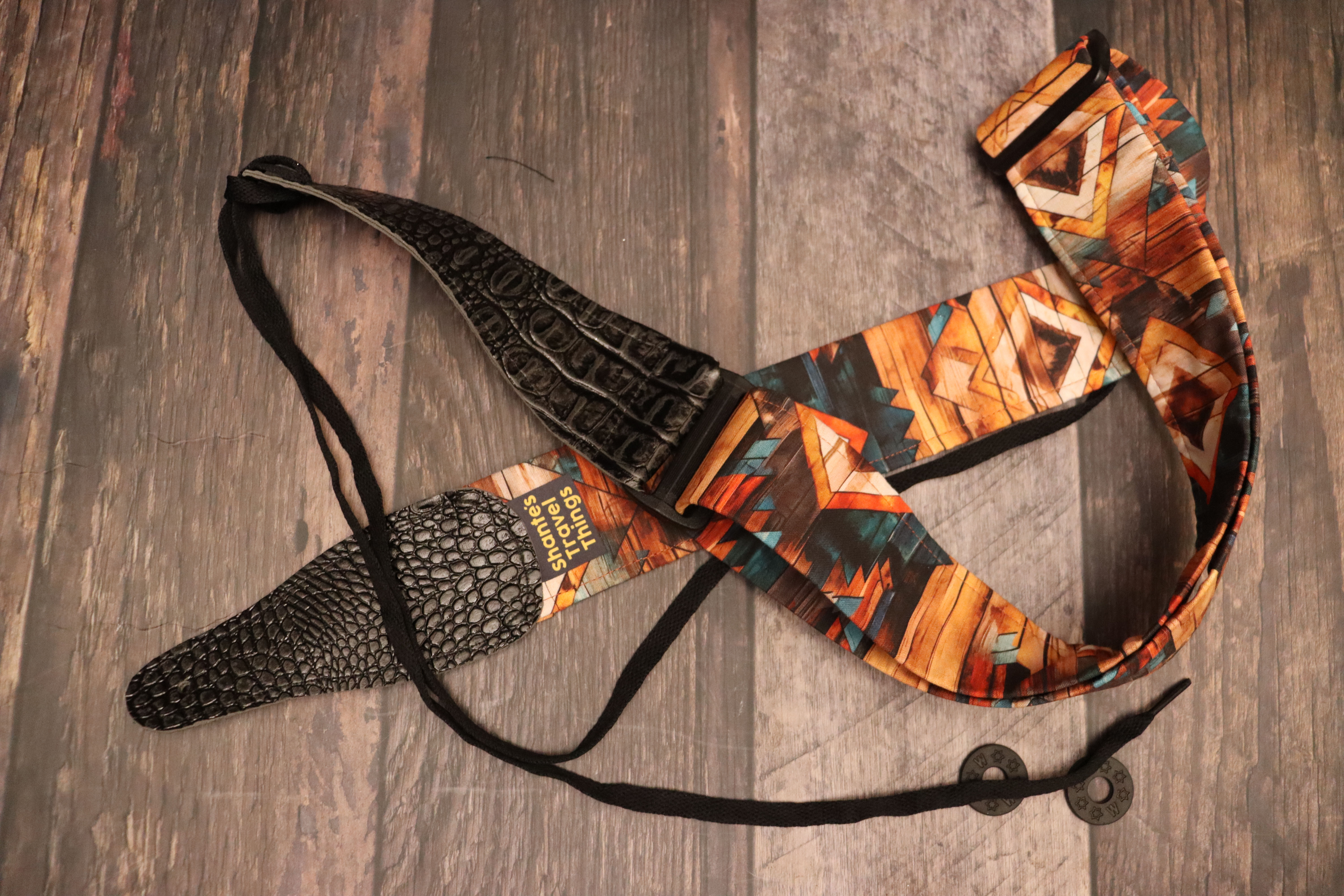 Southwestern Tribe Guitar Strap For Acoustic, Electric & Bass Guitar