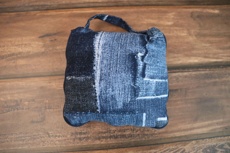 Thumbnail: Patchy Cool Jeans Packable Backpack 