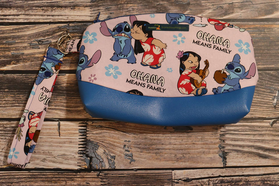 Thumbnail: Ohana Means Family Wristlet (Lilo & Stitch)