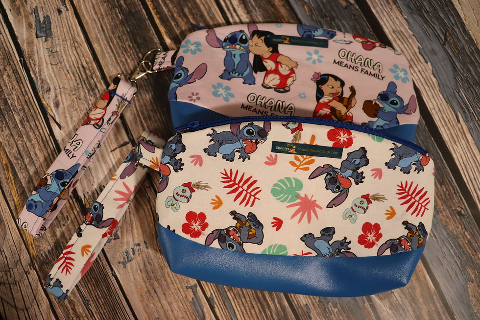 Thumbnail: Stitch & Scrump Wristlet (Lilo & Stitch)