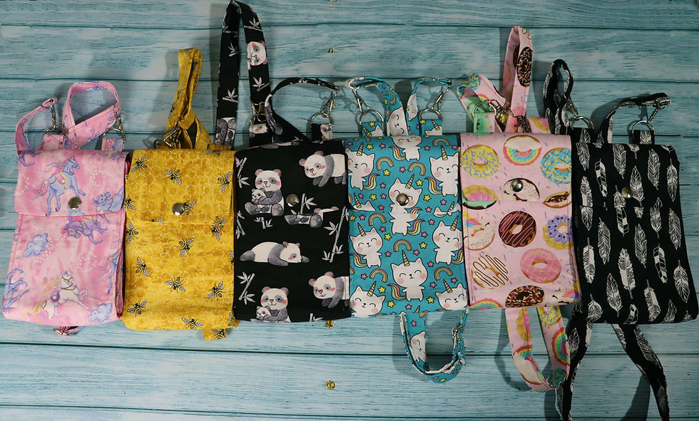 Thumbnail: It's Donut Time! Mini Phone Gusset Crossbody