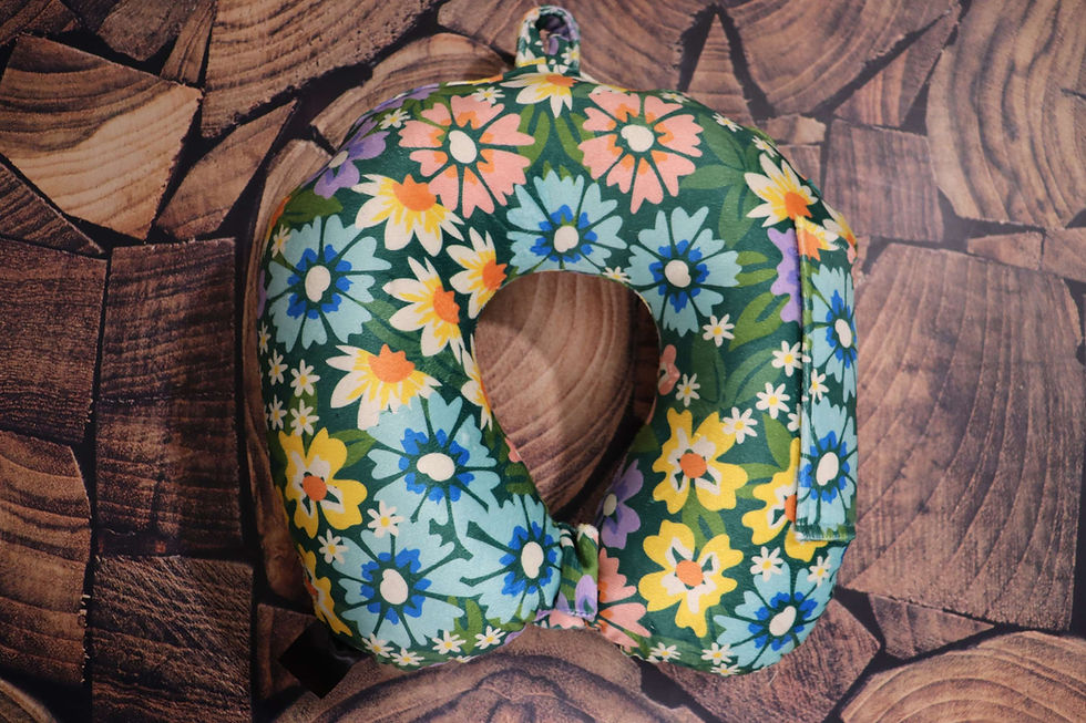 Thumbnail: The Flower Garden Travel Pillow