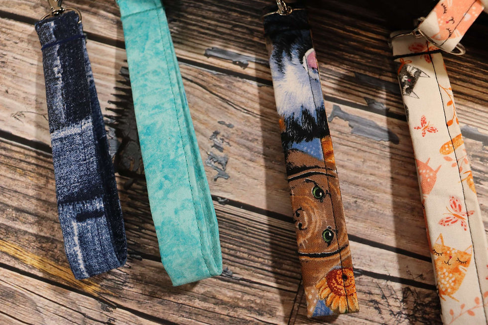 Thumbnail: Patchy Cool Jeans Wristlet