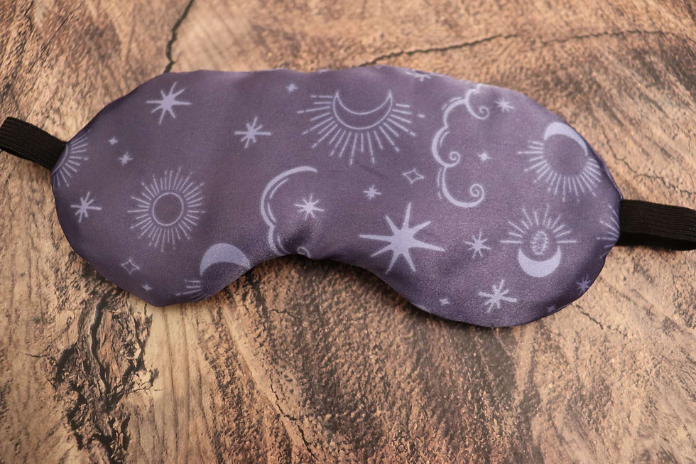 Thumbnail: Purple Celestial Charmeuse Sleep Mask