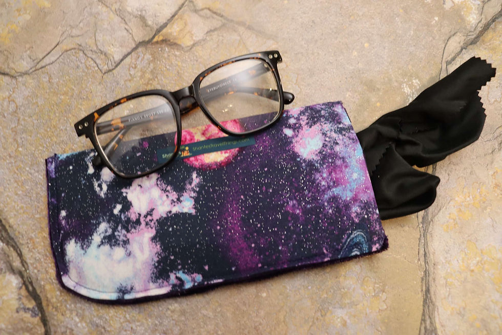 Thumbnail: Glitter Milkyway Soft Sunglasses Case