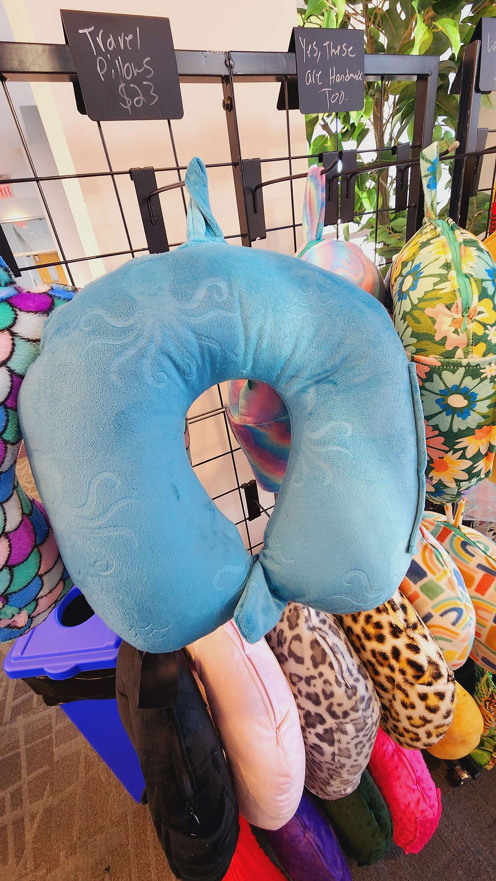 Thumbnail: Blue Octopus Travel Pillow