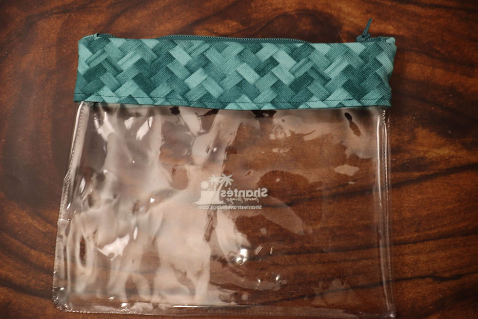 Thumbnail: Woven Blue Ocean Travel Toiletry Bag