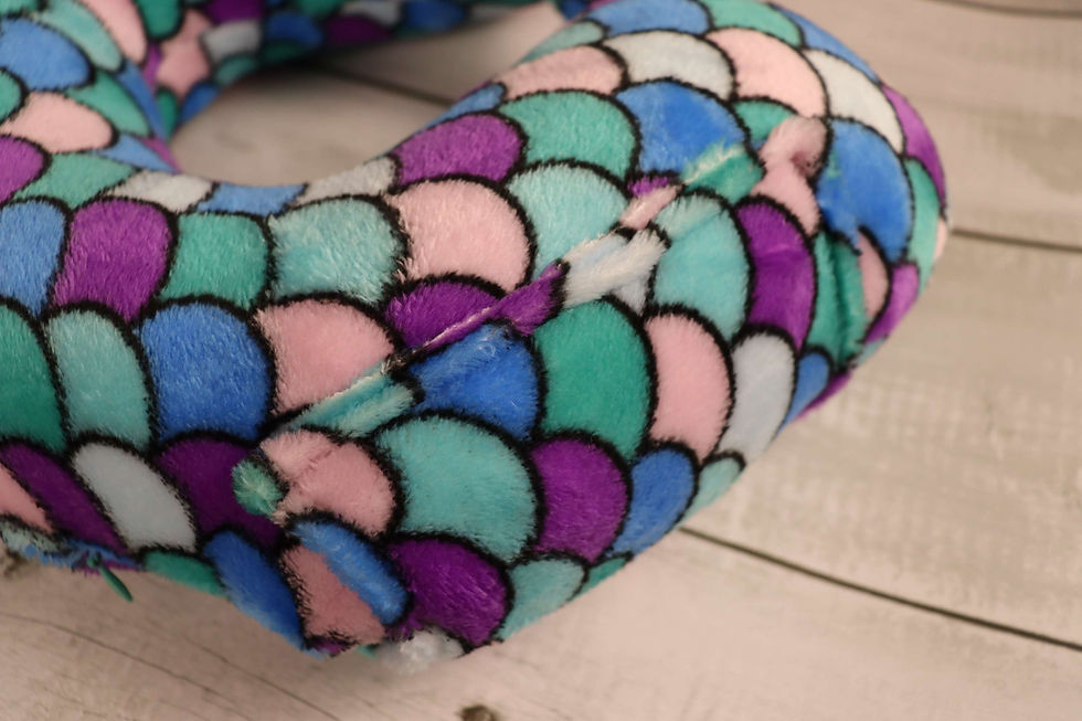 Thumbnail: Rainbow Mermaid Travel Pillow