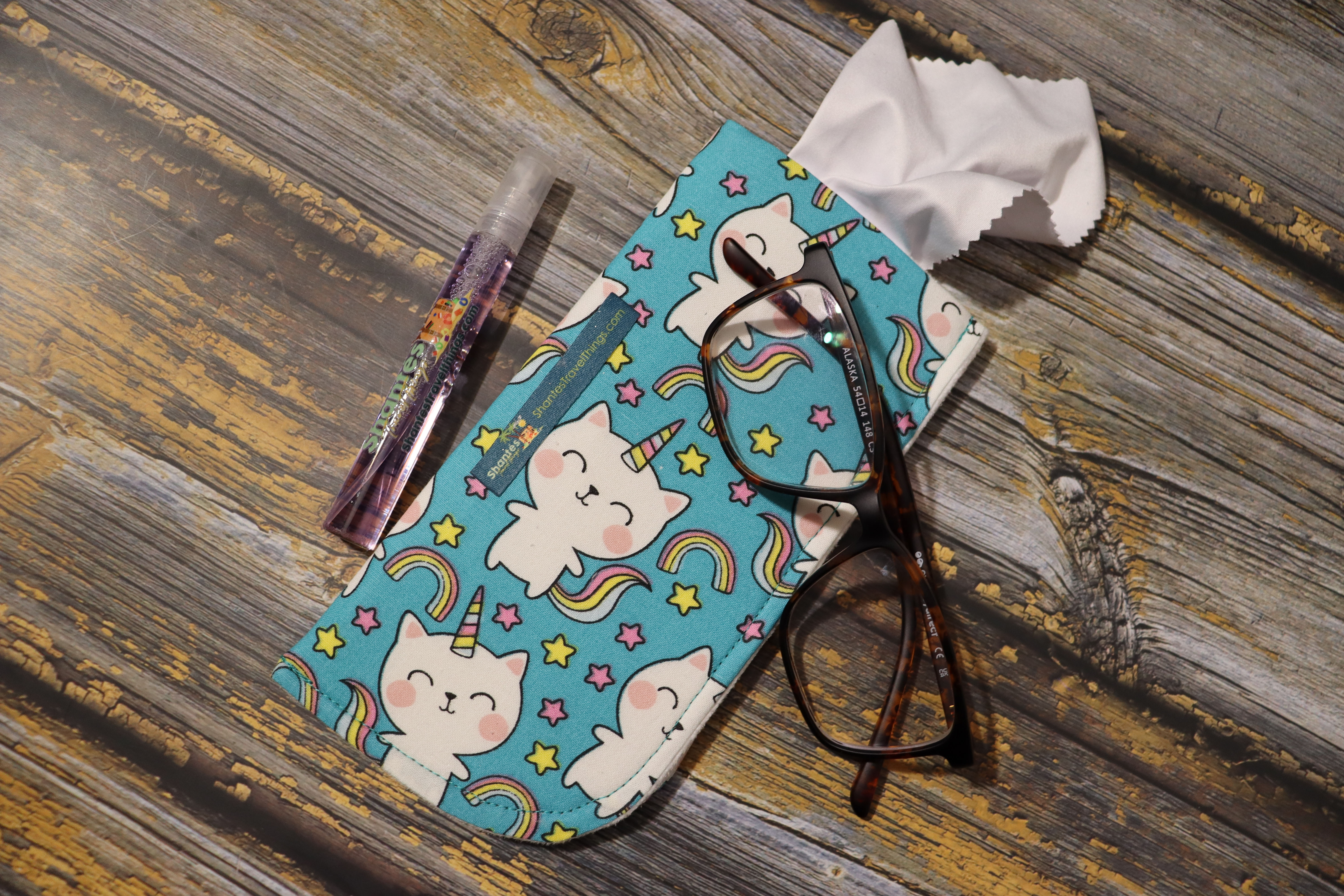 Unicorn Kitty Soft Sunglasses Case