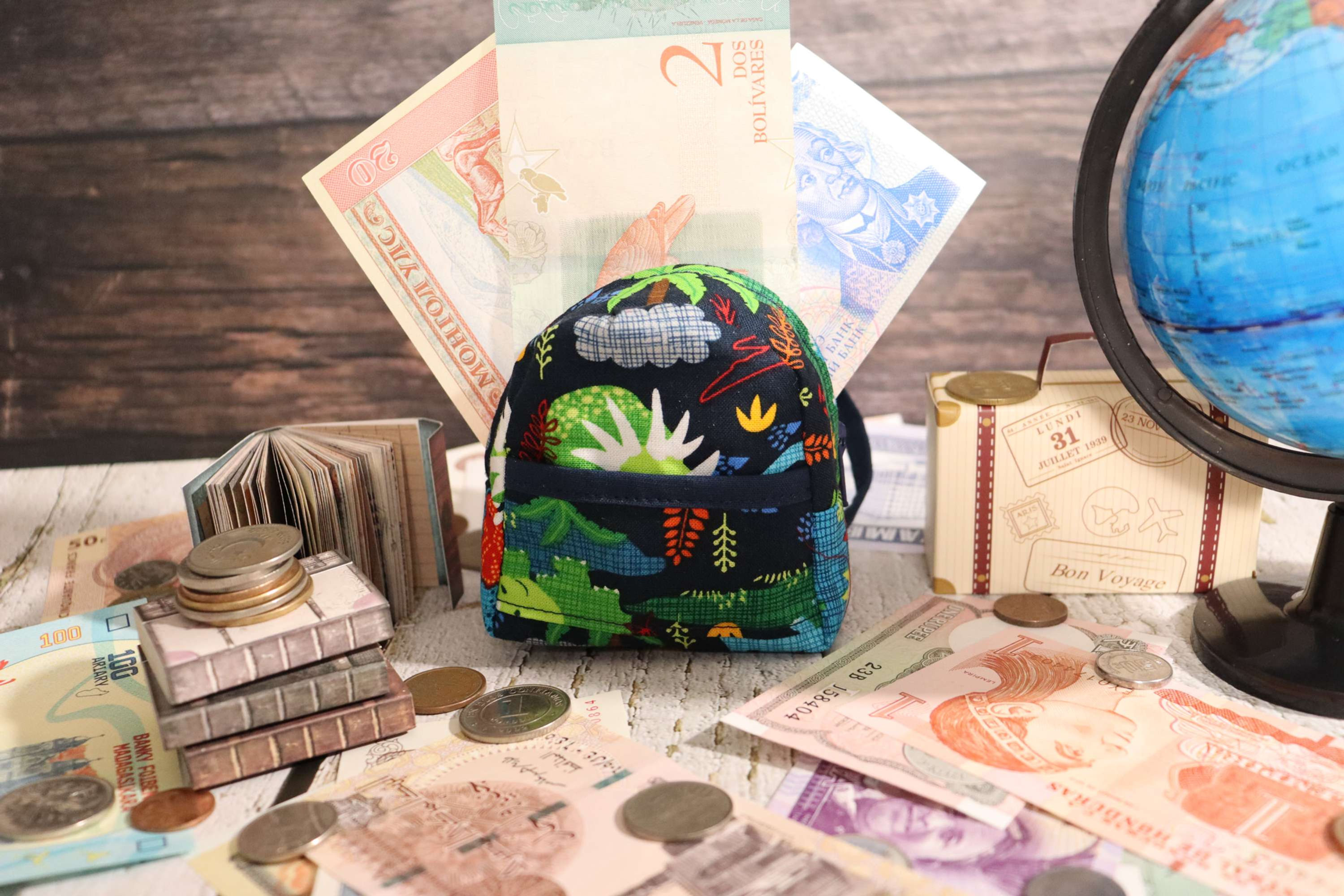 Dinotopia Backpack Coin Purse 