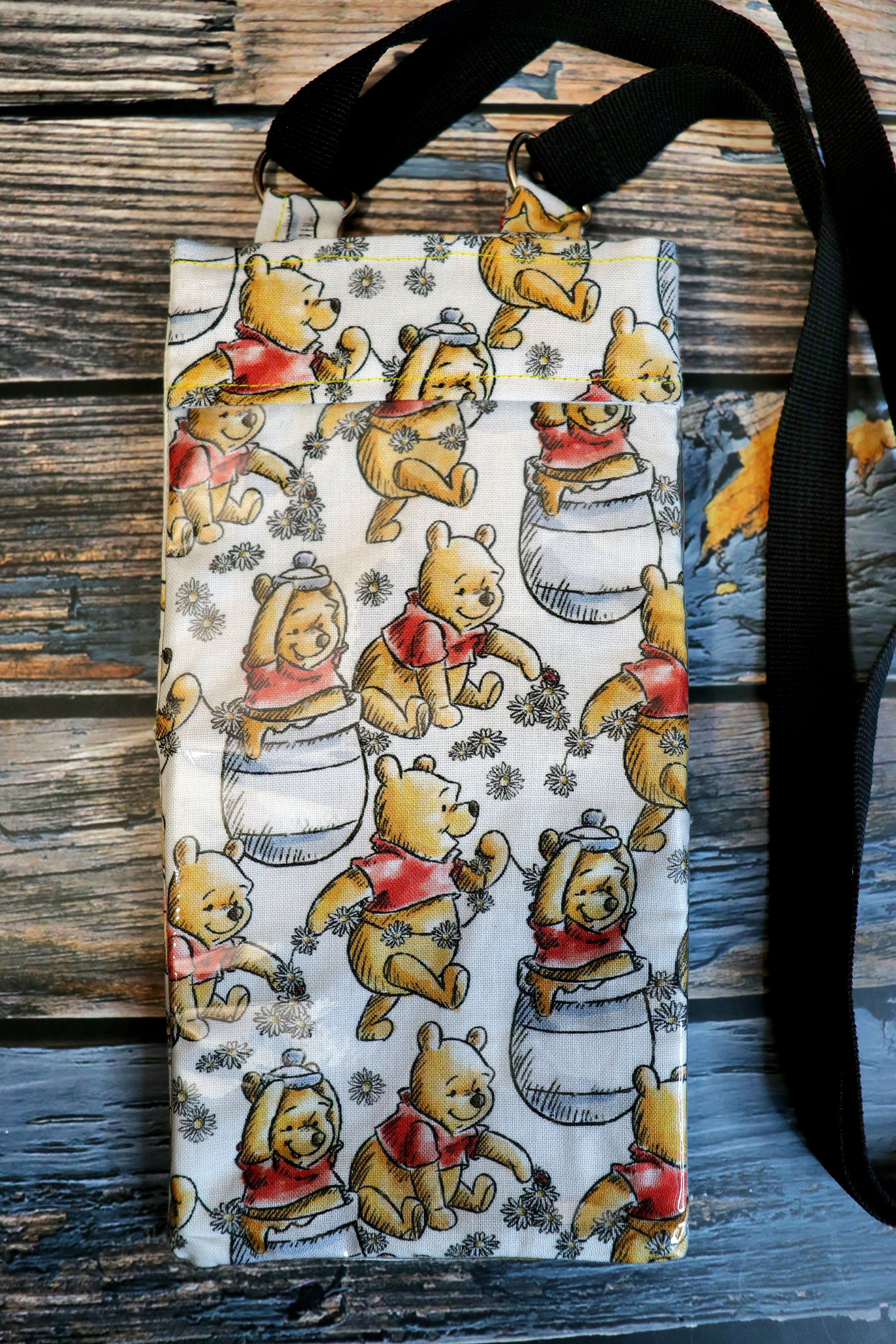 Winnie The Pooh Touchscreen Phone Crossbody Wallet