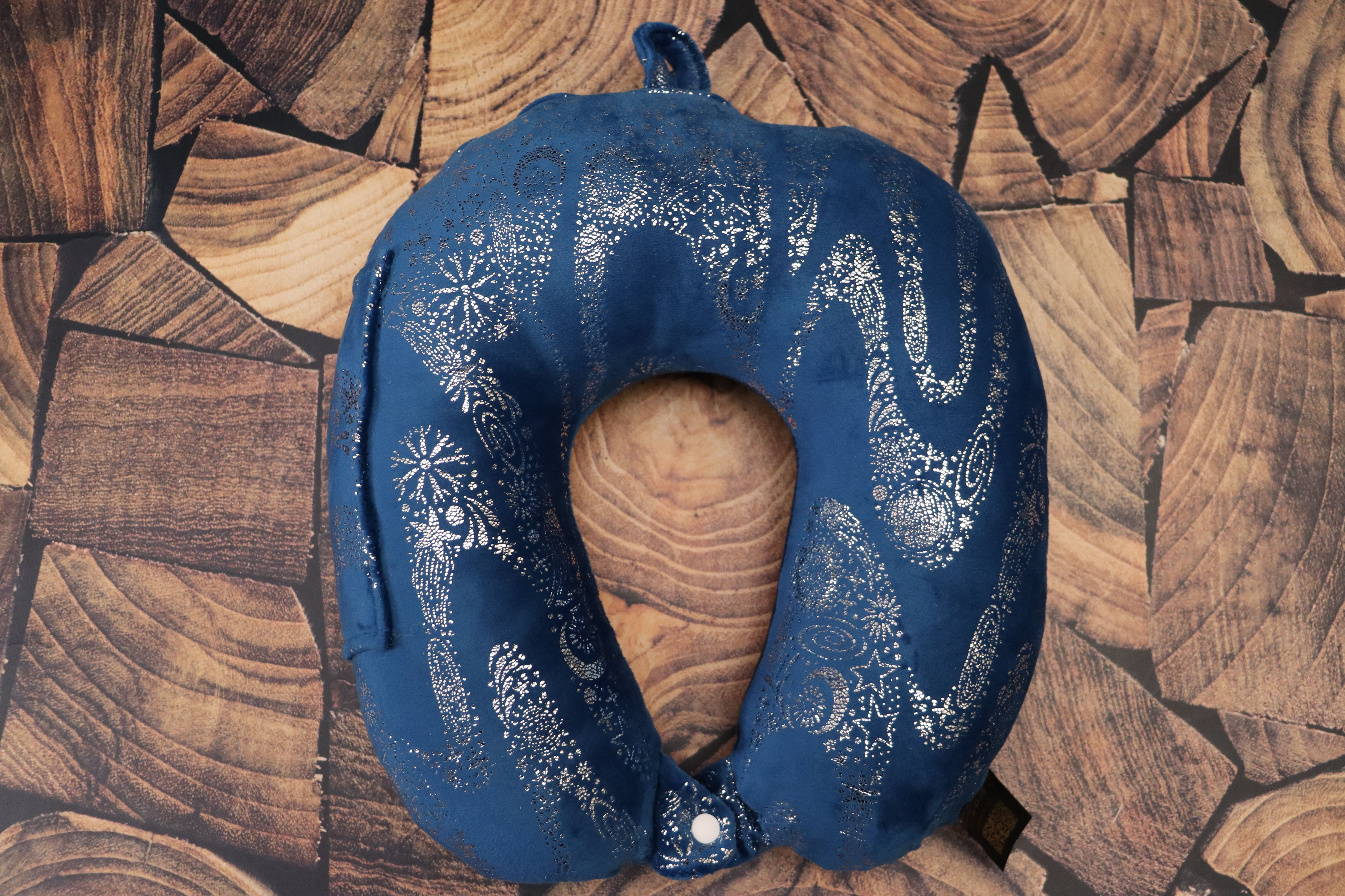 Blue Constellations Travel Pillow