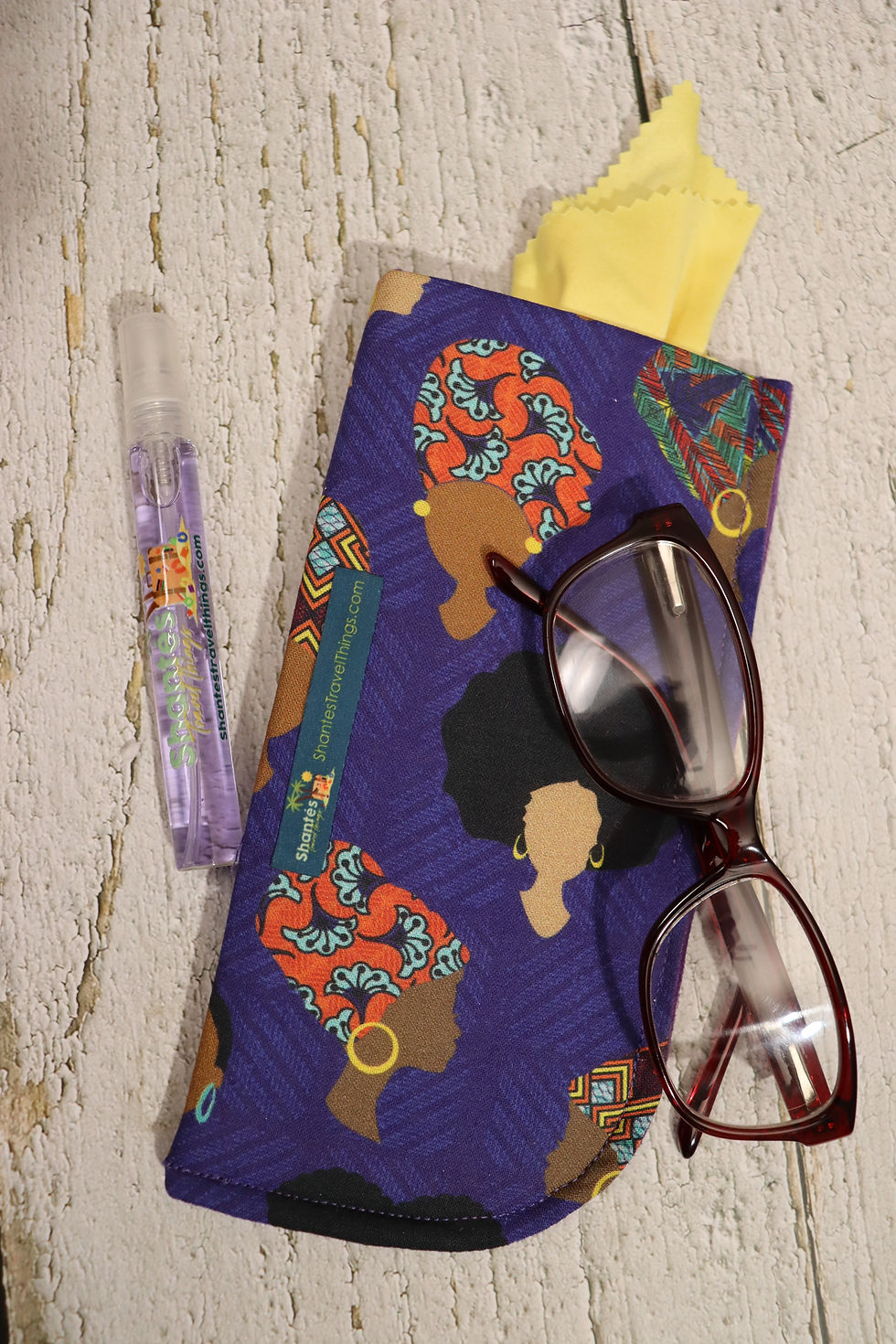 Thumbnail: Duka Elegance: Royal Purple Soft Sunglasses Case