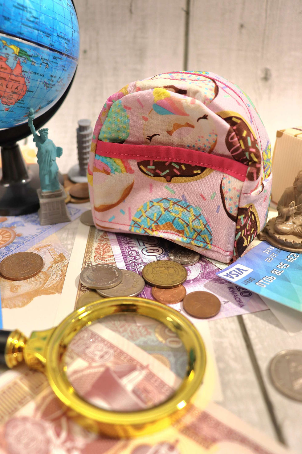 Thumbnail: It's Donut Time! Backpack Coin Purse 