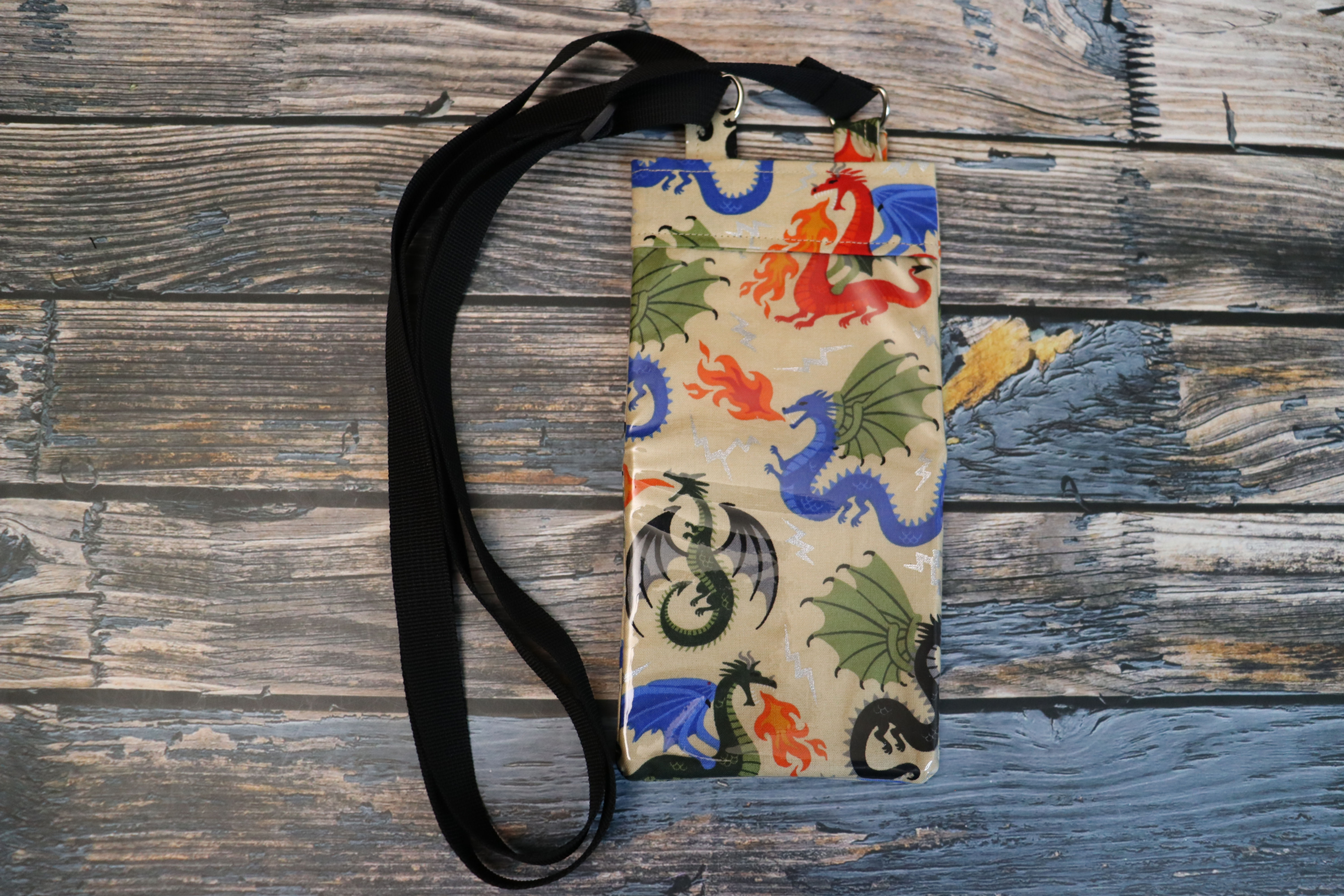 Dragon Fire Touchscreen Phone Crossbody Wallet
